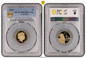 2005 $2 PR70DCAM