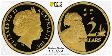 2007 $2 PR70DCAM