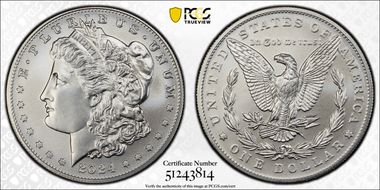 2024 $1 Morgan Dollar MS70