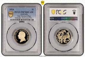 2024 $1 Dan Thorne Effigy PR70DCAM