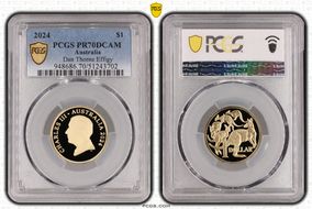 2024 $1 Dan Thorne Effigy PR70DCAM