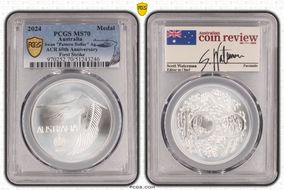 2024 Medal Swan "Pattern Dollar" Ag ACR 60th Anniversary First Strike MS70