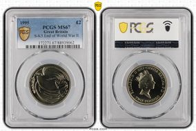 1995 £2 S-K5 End of World War II MS67