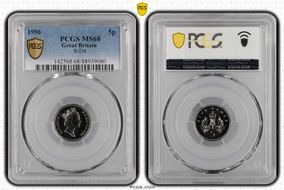 1996 5p S-D4 MS68