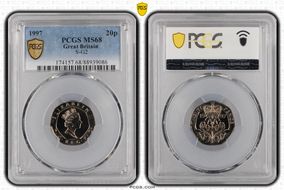1997 20p S-G2 MS68