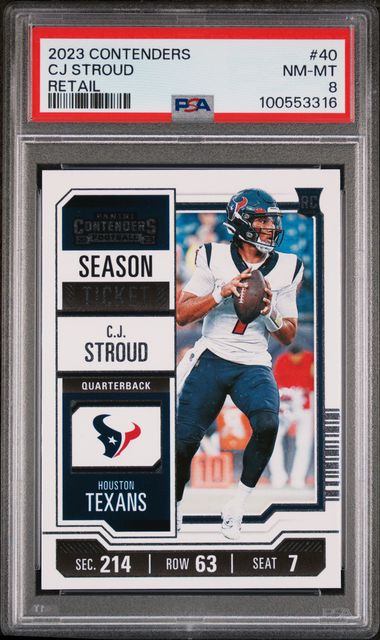 2023 Panini Contenders RETAIL #40 Cj Stroud front