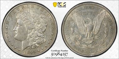 1893-S $1 XF45