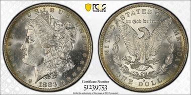 1883-O $1 MS63