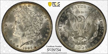 1884-O $1 MS64