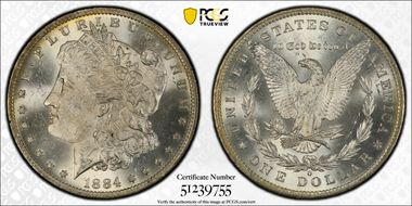 1884-O $1 MS63