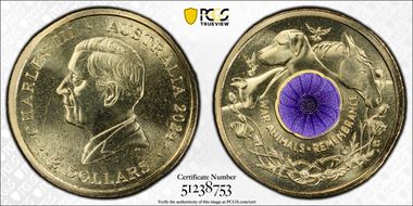 2024-C $2 War Animal Remembrance Colorized MS69