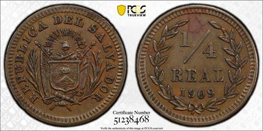 1909 1/4 R KM-120 MS62BN