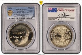 2024 Medal Swan "Pattern Dollar" AlBr ACR 60th Anniversary First Strike MS68