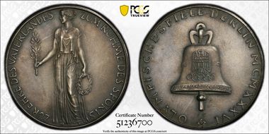 1936 Medal Gad-15 Ag  Edge: SACHS SP63