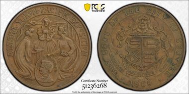 1909 SC$1 HK-355, Alaska-Yukon-Pac Expo AU55BN