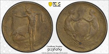 1915 SC$1 HK-400, Panama-Pacific AU58