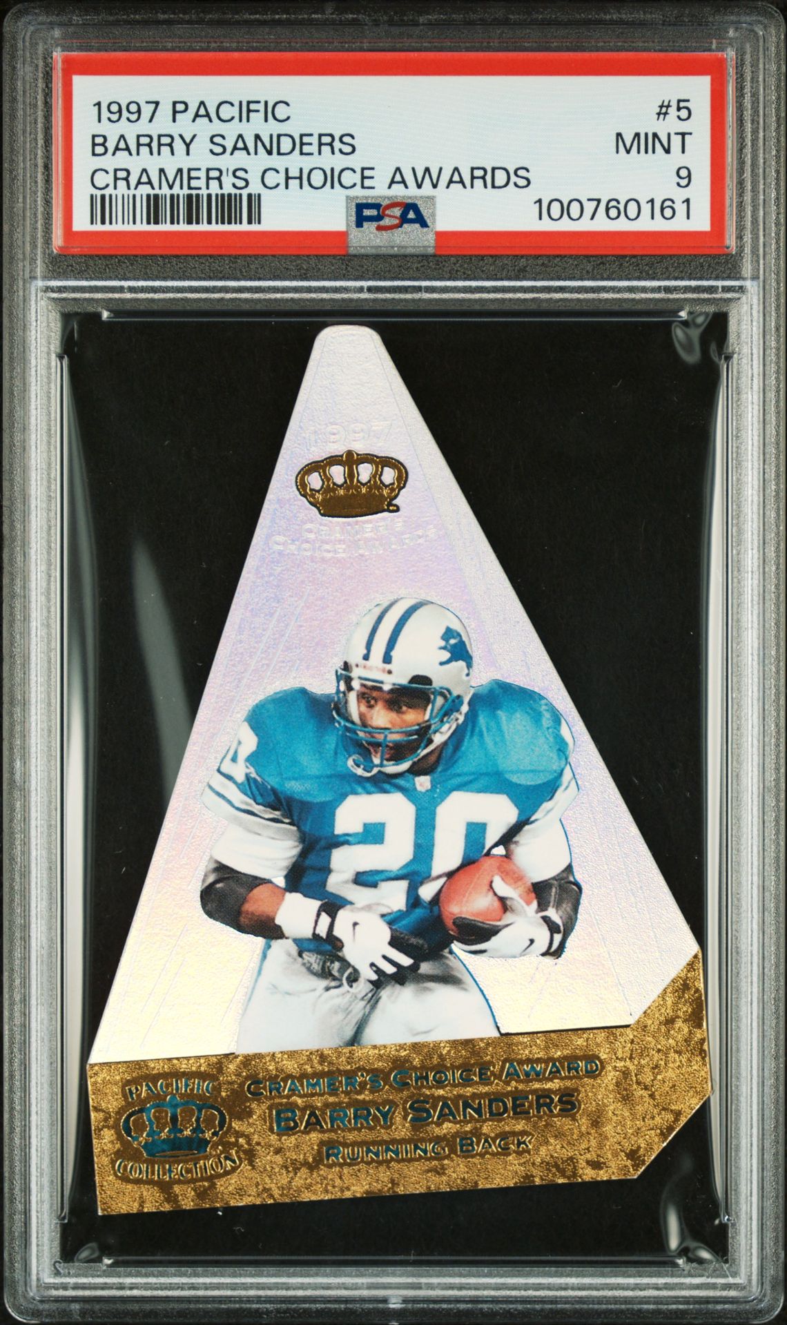 1997 Pacific #5 Barry Sanders front