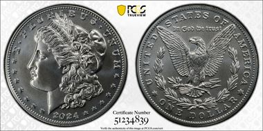 2024 $1 Morgan Dollar First Strike MS69