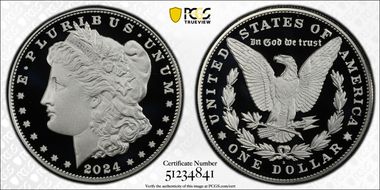 2024-S $1 Morgan Dollar First Strike PR70DCAM