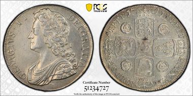1741 Crown S-3687 AU58