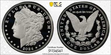 2024-S $1 Morgan Dollar First Strike PR70DCAM