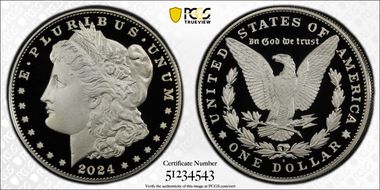 2024-S $1 Morgan Dollar First Strike PR70DCAM