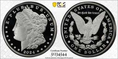 2024-S $1 Morgan Dollar First Strike PR70DCAM