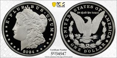 2024-S $1 Morgan Dollar First Strike PR70DCAM