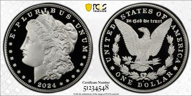 2024-S $1 Morgan Dollar First Strike PR70DCAM