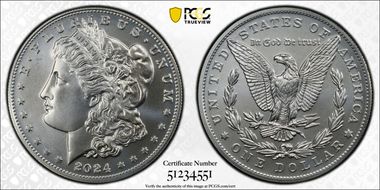 2024 $1 Morgan Dollar First Strike MS70