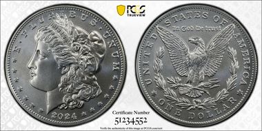 2024 $1 Morgan Dollar First Strike MS70