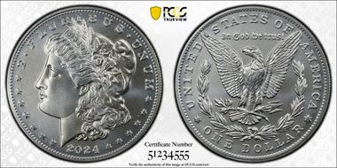 2024 $1 Morgan Dollar First Strike MS70