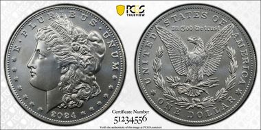 2024 $1 Morgan Dollar First Strike MS70