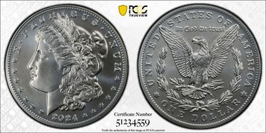 2024 $1 Morgan Dollar First Strike MS69