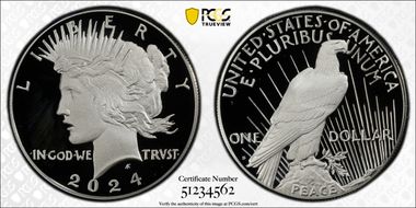 2024-S $1 Peace Dollar First Strike PR69DCAM