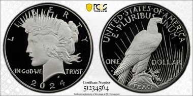 2024-S $1 Peace Dollar First Strike PR69DCAM