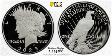 2024-S $1 Peace Dollar First Strike PR69DCAM