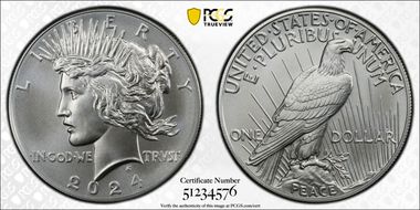2024 $1 Peace Dollar First Strike MS69