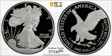 2024-S $1 Silver Eagle First Strike PR70DCAM