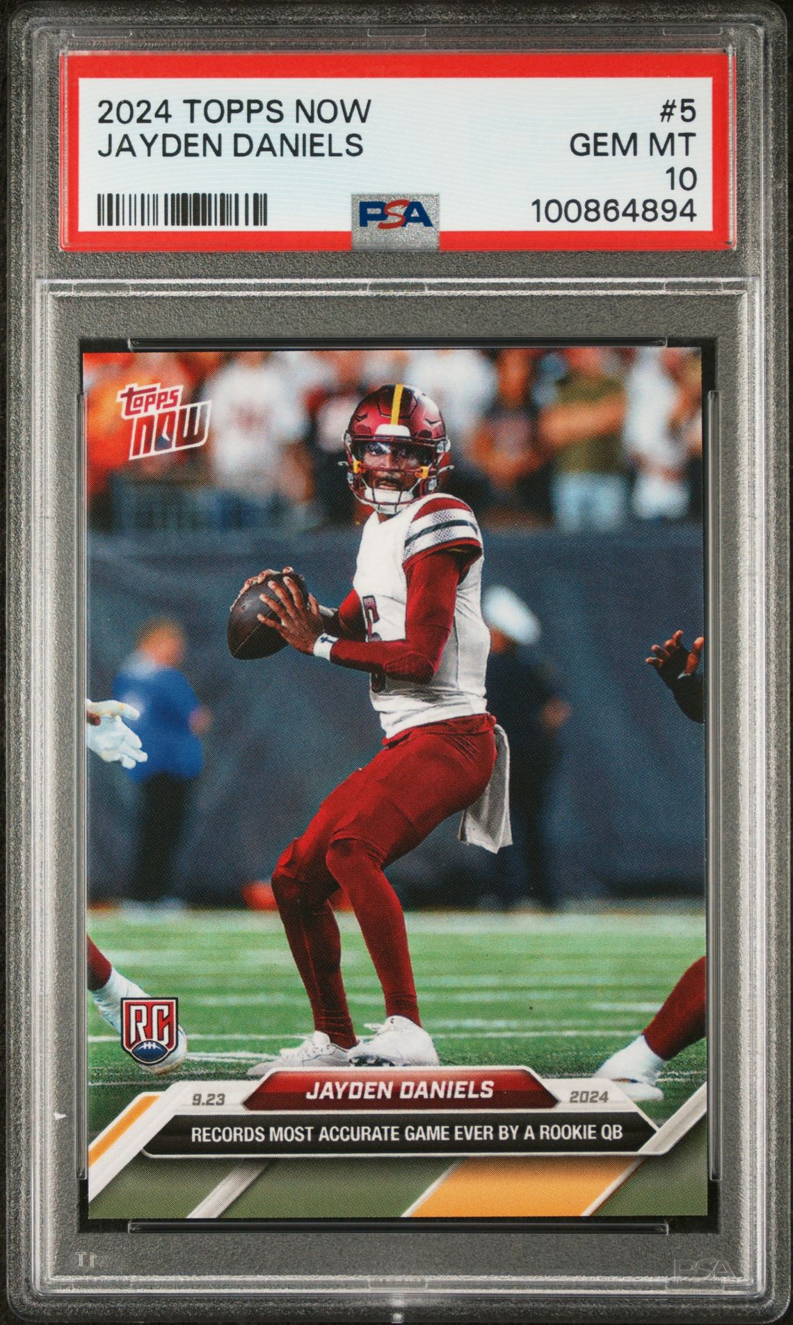 2024 Topps Now TOPPS NOW #5 Jayden Daniels front