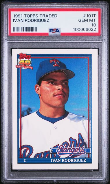 1991 Topps Topps Traded #101T Ivan Rodriguez front