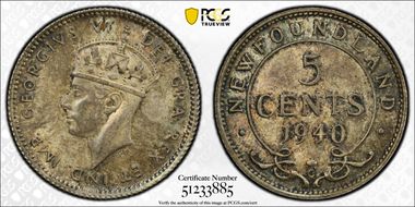 1940-C 5C MS62