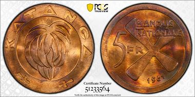 1961 5 Fr KM-2 SP66RB