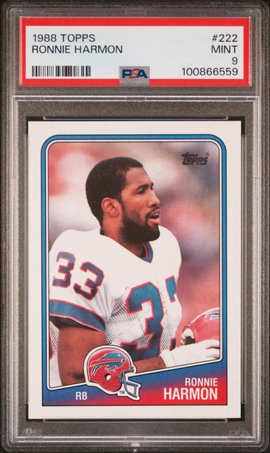1988 Topps #222 Ronnie Harmon front