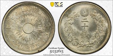 (1906) M39 20 Sen JNDA 01-22 MS66