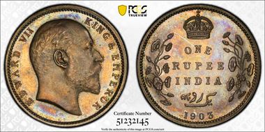 1903-B Rupee SW-7.22 Prid-197 PR64+