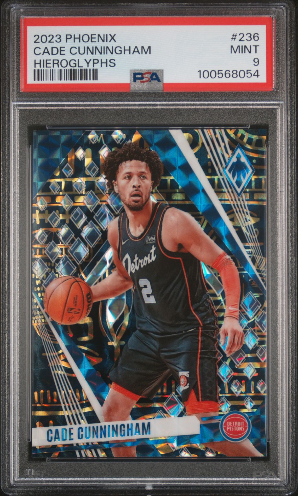 2023 Panini Phoenix Cade Cunningham #236 (Hieroglyphs) Mint 9 front