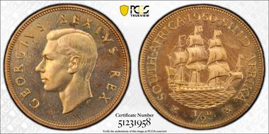 1950 1/2D PR65RD