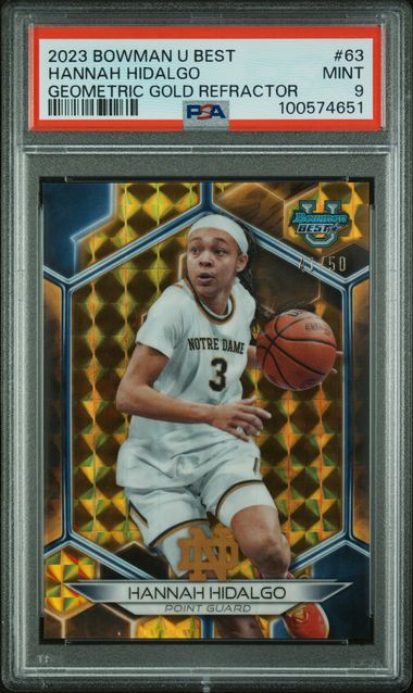 2023 Bowman Refractor #63 Hannah Hidalgo front