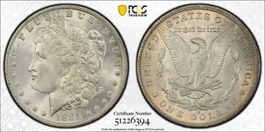 1885-O $1 MS64